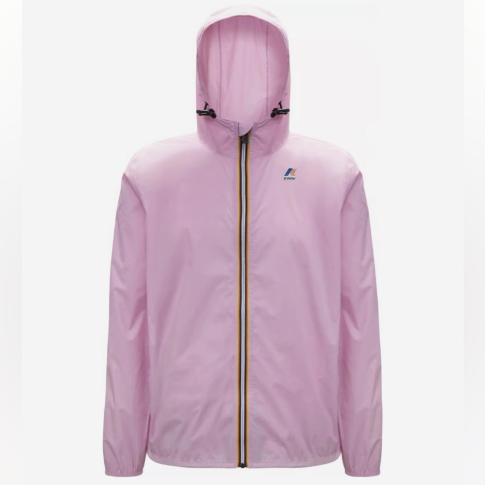 BNWT K-Way Claude Packable Full Zip Windbreaker Rain Jacket